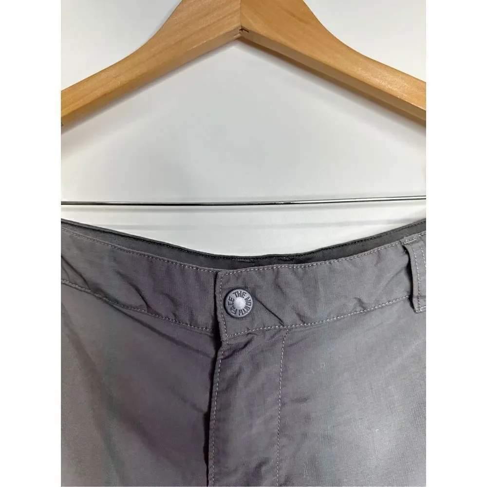 The North Face Hiking‎ Shorts Mens Size 36 Gray Drawstring